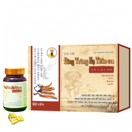 Đông trùng hạ thảo SYN Hộp catton 2 lọ *30 viên